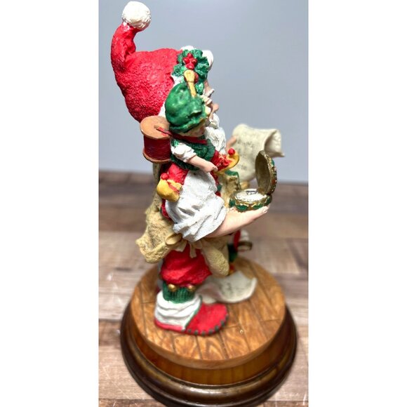 SantaS Workshop Christmas Collectible Figurine By Cheryl Ann Limited Edition - Picture 4 of 8